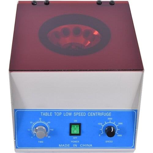New Arrival 110V/220V 80-2 Laboratory Desktop Low Speed Centrifuge Electric Medical Centrifuge 4000rpm 12 x 20ml 0-60 min Timing