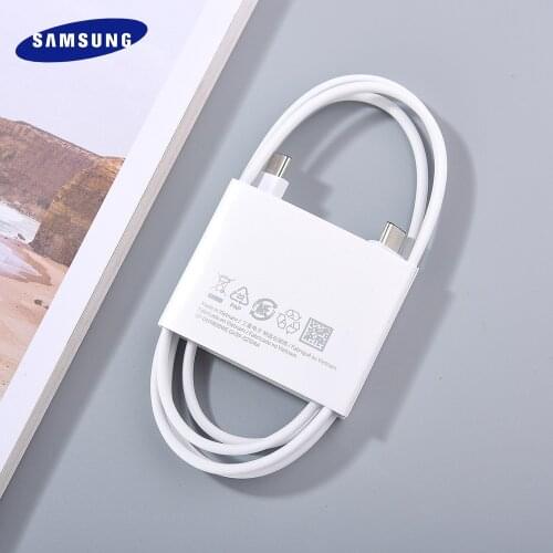 Original Samsung USB C To Type C Cable Fast Charging Dual Type C Wire For Galaxy S21 Ultra S21+ S20 Plus S20FE Note 20 Ultra 10