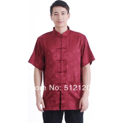 Shanghai Story new sale satin shirt chinese traditional clothing chinese clothing man tang suit chinese shirt for men