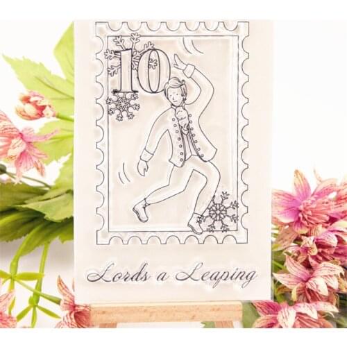 9.5x14.5cm No10 The Clown Transparent Clear Stamps Silicone Seals Roller Stamp DIY scrapbooking photo album/Card Making