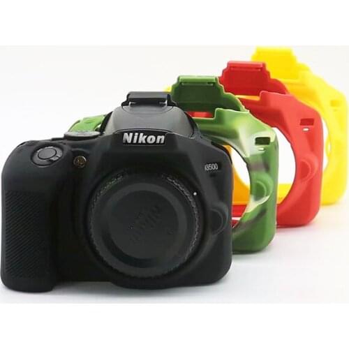 Silicone Armor Skin Case DSLR Camera Body Cover Protector Video Bag For Nikon D810 D7500 D3400 D3500 D750 D7100 D7200 D5500