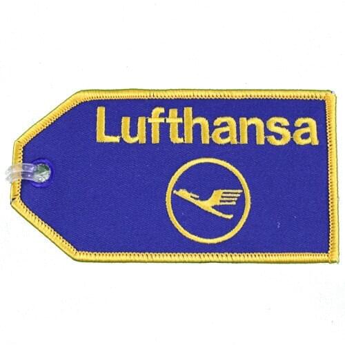 Lufthansa Airlines Embroidery Luggage Tag