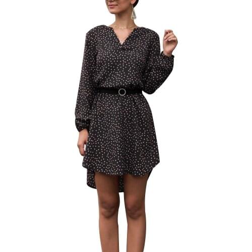 Летние платья в горошек Swokii China At AliExpress