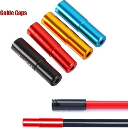 Bicycle Accessories 4/5mm Aluminum Alloy Cable End Cap Bike Derailleur Shift Brake Wire Tip Housing Ferrules Crimps Bike Parts