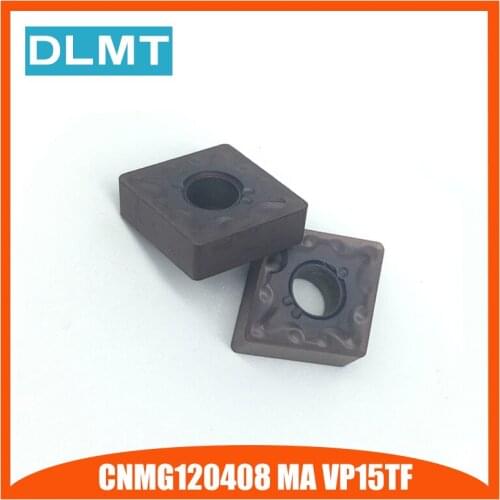 10PCS CNMG120408 MA VP15TF External Turning Tools CNMG432 CNMG 120408 Carbide inserts Lathe cutter Tool Tokarnyy turning inserts