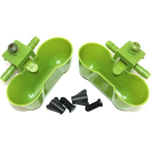 50PCS farming tools animal cage animaux poultry pigeon cage accessories drinker waterer farm automatic cups birds dove rabbit