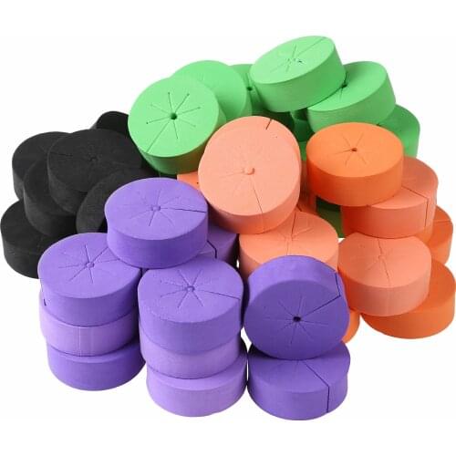 50 Soilless Culture Tools Garden Vegetable Growing Neoprene Foam Inserts Hydroponics Cloning Collars Plant Germination Equipment