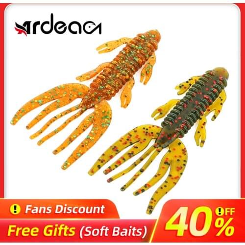 Ardea soft lures for fishing grub 10pcs/lot 90mm 3.7g silicone jigging wobbler artificial grub crankbait