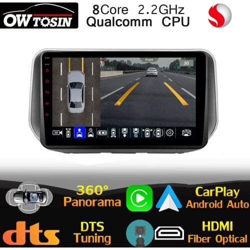 Qualcomm CPU Android For Hyundai Santa FE XL SantaFE IX45 2018-2020 Car Media 4G LTE Head Unit Auto HIFI GPS Radio CarPlay WiFi