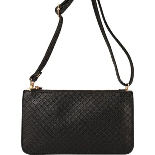 Checked Pattern Hangbag Wallet Case for Wiko Jerry/U Feel/U Feel Lite/Tommy/Lenny 3/Highway Signs/Fever 4G/Lenny 2/Stairway