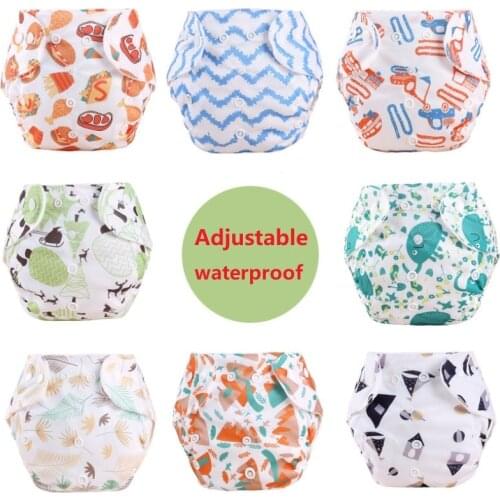 Baby Cotton Training Diapers Pants Kids Panties Reusable Adjustable Cloth Diaper Nappies Washable Infants Kid Children Underwear