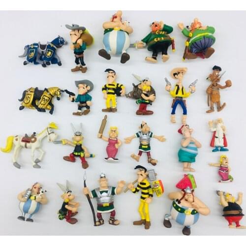 Gaul Hero Adventures Ancient European Soldiers Action Figure Toy 4.5~8 cm The Adventures of Asterix for kids toys Xmas