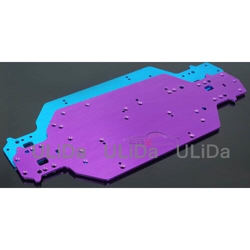 HSP 03001 03602 Aluminum Alloy Metal Chassis 3MM Thickness 1/10 Upgrade Parts For Flying Fish HSP 94103/94123