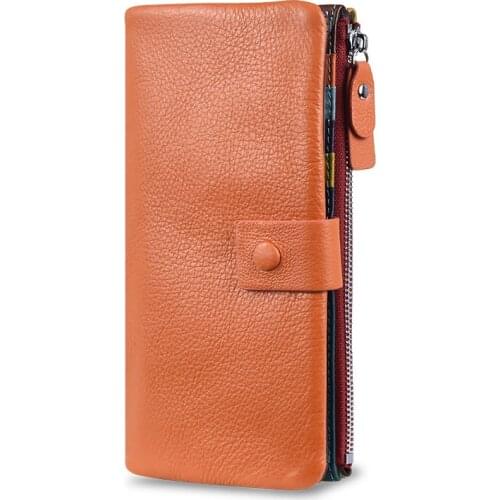 DICIHAYA Women Wallets Fashion Long Leather Card Holder Classic Female Purse Zipper Brand Wallet For Women Phone Pocket Purse