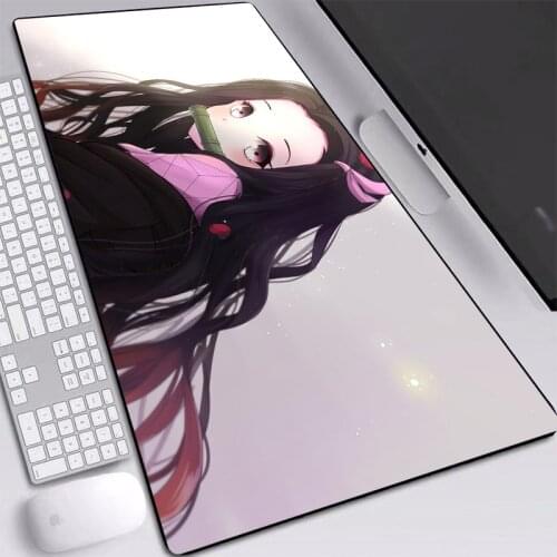 Anime Mouse Pad Cartoon Girl Pattern Desk Mat with Good Quality Locked Edge Printed Pad PC Game Accessories Gaming Pad Mouse