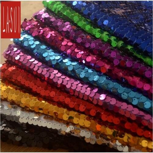 LASUI 10colors 9MM coupons Wedding stage background net yarn fabric high density Dance performance costume decoration diy