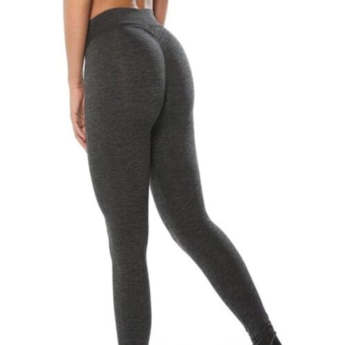 Sexy Sport Leggings For Women Fashion Solid Ankle-Length Breathable Leggings Casual High Waist Push Up Elastic Fitness Leggings