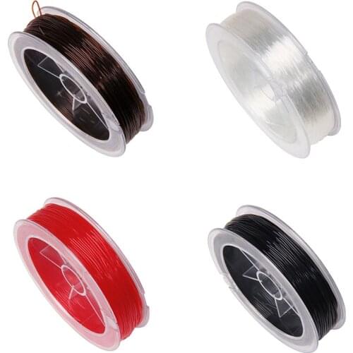 0.6mm/0.8mm/1mm Strong Fish Line Beading Cord for Jewelry Making Fishing line Thread Rope String DIY Bracelet Wire Cords Line