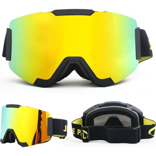Magnetic Ski Goggles with Quick-Change Lens and Case Set 100% Protection Anti-fog Snowboard Goggles for Men & Women