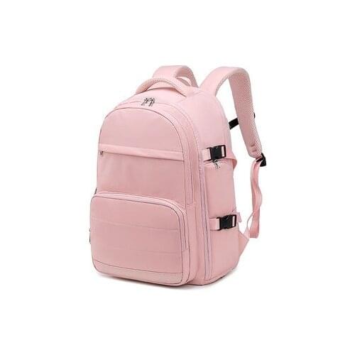 Backpack for Women Nylon Knapsack Laptop Bag Waterproof Luggage with Shoe Warehouse School Rucksack Handbag for Outdoor Travel