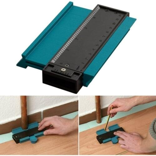 Plastic Gauge Contour Profile Copy Gauge Duplicator Standard 5 Width Wood Marking Tool Tiling Laminate Tiles General Tools