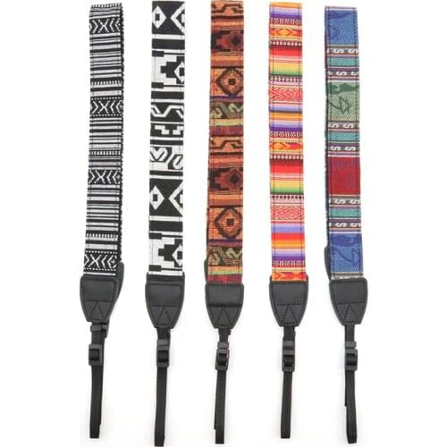 Camera Vintage Style Shoulder Neck Strap for Canon Sony Nikon DSLR Universal Adjustable Camera Strap Belt Accessories