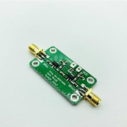 20-3000MHz RF Wideband Amplifier Broadband Module Reveiver Low Radio Frequency LNA Gain 35dB Transmitter Amplifier Ham Radio Mod