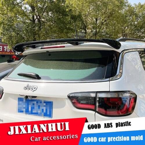 For Jeep Compass hatchback Universal TF Spoiler 2006-2018 Renegade Spoiler ABS plastic Material Car Rear Wing Color Rear Spoiler