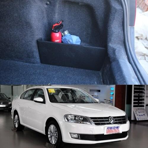 Foal Burning 2 PCS/SET Storage partitions on both sides of the trunk partition tail box for Volkswagen VW Lavida 2013 2014