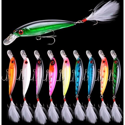 10pcs Fishing Wobblers Lure For Fishing Minnow 11cm 14g All Goods For Fish Lures Artificial Bait Pencil Feeder Luminous Fishing
