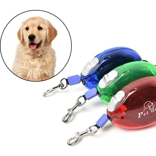 2.5M Durable Dog Leash Automatic Retractable Nylon Cat Lead Extending Puppy Walking Running Lead Roulette For Dogs