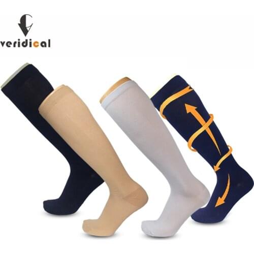 20-30 Mmhg Graduated Compression Socks Firm Pressure Circulation Quality High Orthopedic Support Stockings Hose Sock 5 Pairs/Lot