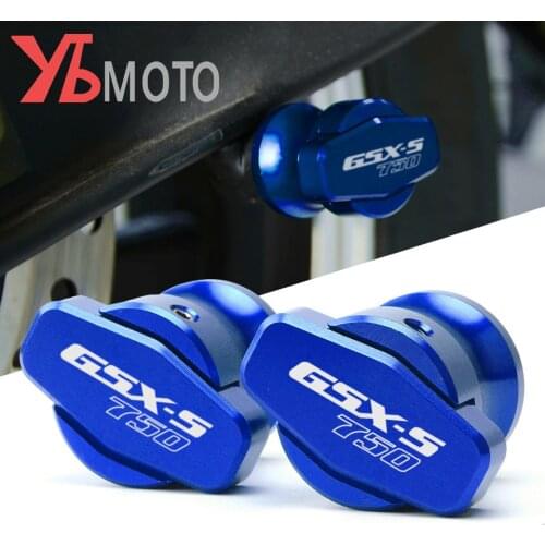 8MM CNC Slider Stand Screws Swingarm Spools For Suzuki GSX-S 750 GSXS750 gsxs 1000 F-ABS 2015 2016 2017 2018 2019