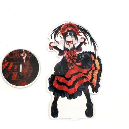 Date A Live Kurumi Tokisaki acrylic standee figurines desk decoration cake topper anime