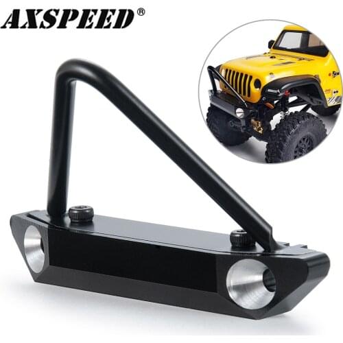 AXSPEED SCX24 Front Bumper for 1/24 Axial SCX24 AXI90081 AXI00001 AXI00002 RC Crawler Car Bumper Upgrade Parts