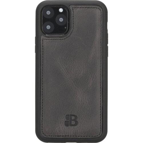 Burkley FXC Leather Phone Case IPhone 11 Pro TN1 Black Back Cover