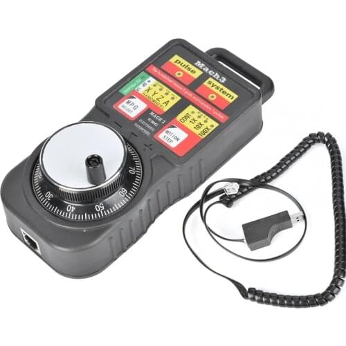 CNC MACH3 USB Industrial Electronic Handwheel MPG4 4 Axis Manual Pulse Generator MPG Pendant Handwheel