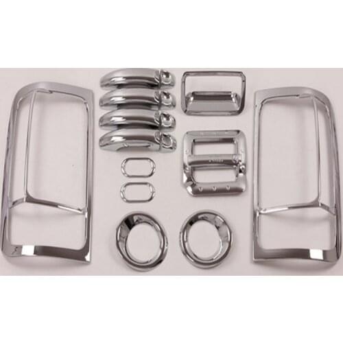 For Volkswagen VW Amarok Chrome ABS Car Styling Door Handle Cover Taillight Frame Panel Overlay Auto PickUP Accessories