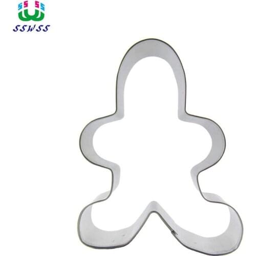 The Lame Gingerbread Man Shaped Cake Cookie Biscuit Baking Mold,Gingerbread Cake Decorating Fondant Cutters Tools,Direct Selling