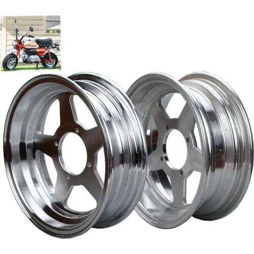 Front + rear Small mini Motorcycle 10" Tubeless Wheel Rim For Z50 Mini Trail Q50 Aluminum alloy Monkey Bike