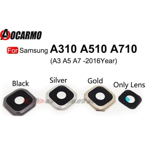 Rear Camera Glass Lens Sticker Glue For Samsung Galaxy A3 A5 A7 2016 A310 A510 A710 Back Camera Lens Cover Frame Repair Parts