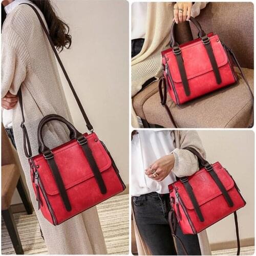 Newest Luxury Vintage Handbags For Women 2020 Female Brand Leather Handbag High Quality Small Bags Lady Casual Shoulder Bags