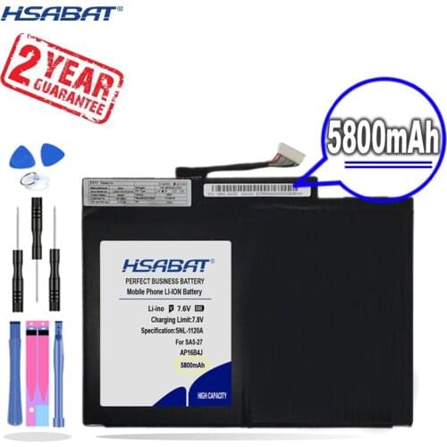 New Arrival [ HSABAT ] 5600mAh AP16B4J Laptop Replacement Battery for Acer Aspire Switch Alpha 12 SA5-271
