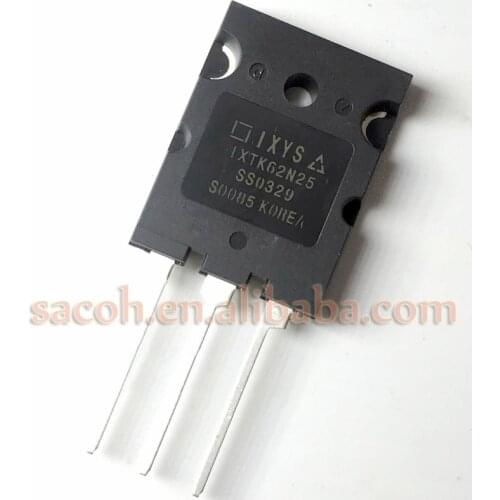 New Original 2PCS/Lot IXTK62N25 IXFK62N25 62N25 or IXFK60N25Q IXTK74N20 IXTK75N30 TO-264 62A 250V Power MOSFET