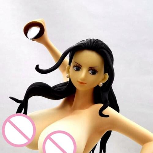 24CM Glitter & Glamours Nico Robin Kung Fu Style Original Figurine Transform Naked Sexy Makaizou Collection Anime Figure