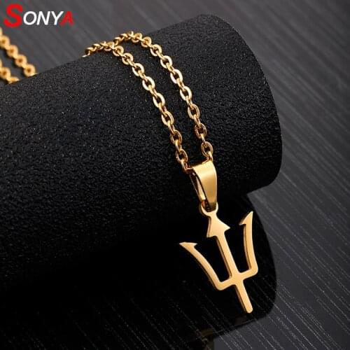 SONYA Stainless Steel Small Size Barbados Island Map & Flag Symbol Pendant Necklaces Gold Color Engagement Barbados Jewelry