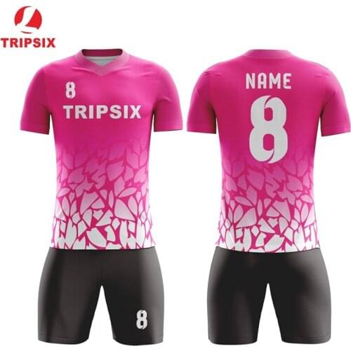 Custom Sublimated Numbers Personalized Outfits Football Soccer Jersey Customized Professional Wholesale Club Soccer Jersey