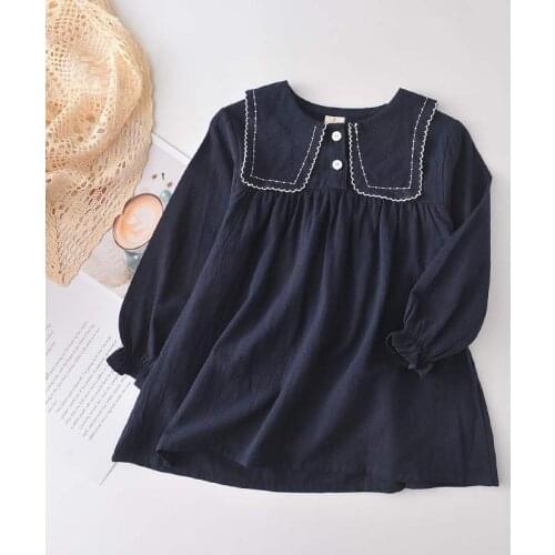 Bear Leader Baby Girls Casual Dresses Autumn Kids Preppy Dress New Girls Party Sweet Outfits Fashion Vestido Princess Dress 3 7Y