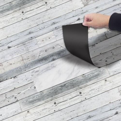 20x300CM Retro Self Adhesive PVC Floor Roll Brick Line Pattern Hotel Bedroom Ground Floor Sticker PVC Removable Wall Stickers