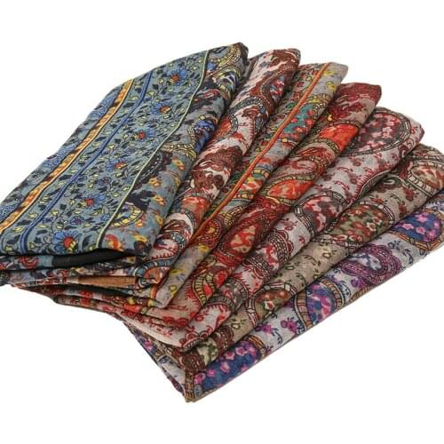 New Designer Lady Shawl Scarf Cashew Printed Viscose Muslim Hijab Scarves Soft Women Turbans Head Wraps 180x90cm